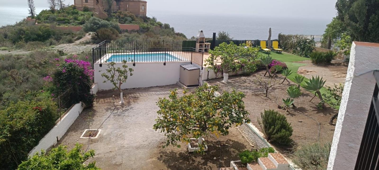 Villa La Torrecica, Con Caracter Andaluz Y Magnificas Vistas Al Mar Y Sierra Nevada Salobreña Exterior foto